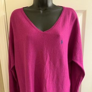 Women’s polo by Ralph Lauren V-neck sweater
